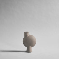 SPHERE VASE BUBL, MEDIO - TAUPE