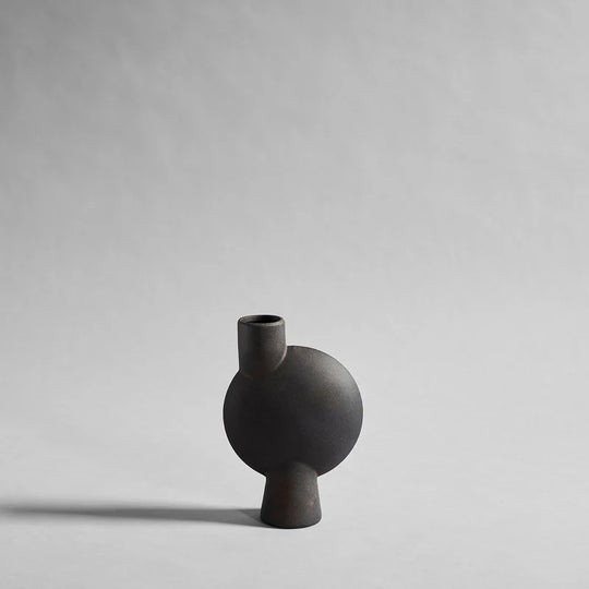 SPHERE VASE BUBL, MEDIO - COFFEE