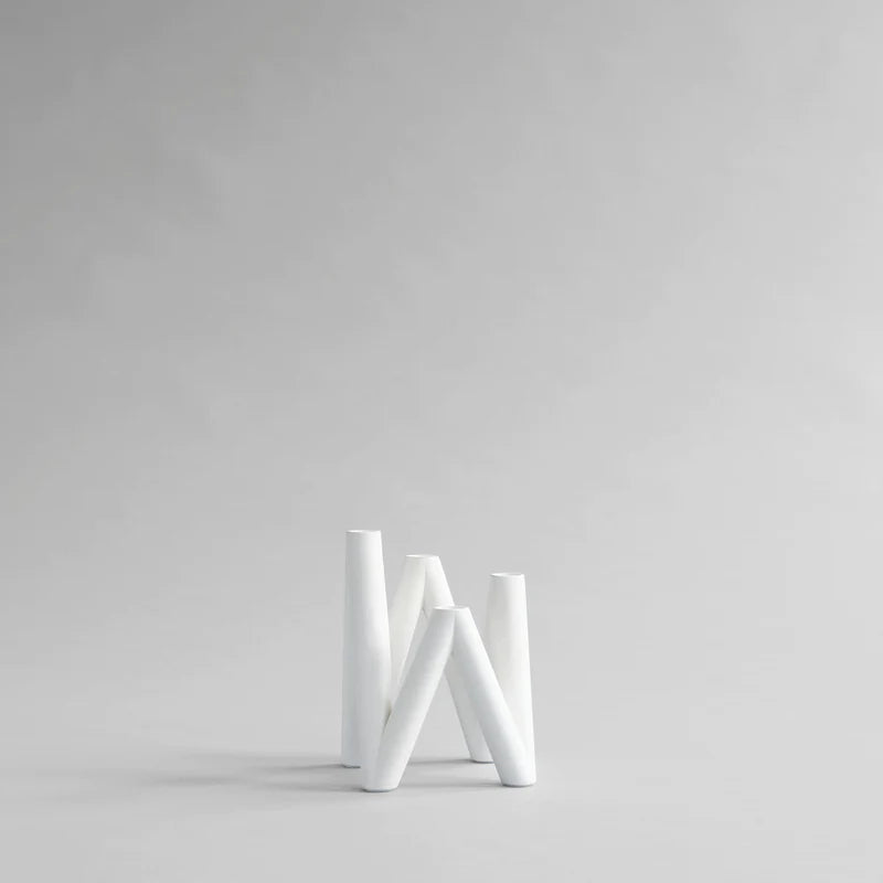 W CANDLEHOLDER - WHITE