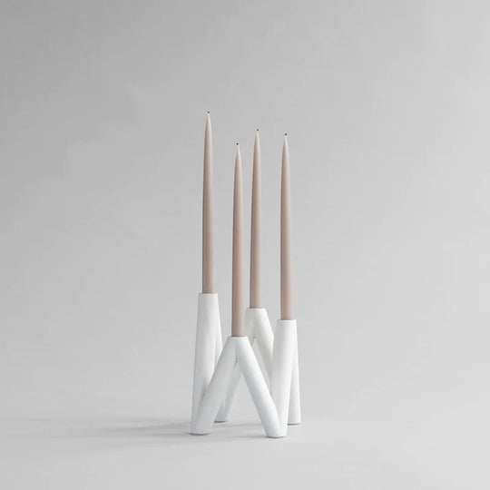 W CANDLEHOLDER - WHITE