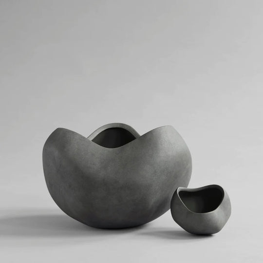 CURVE BOWL, BIG - DARK GREY