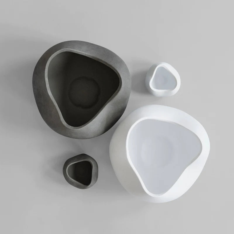 CURVE BOWL, BIG - DARK GREY