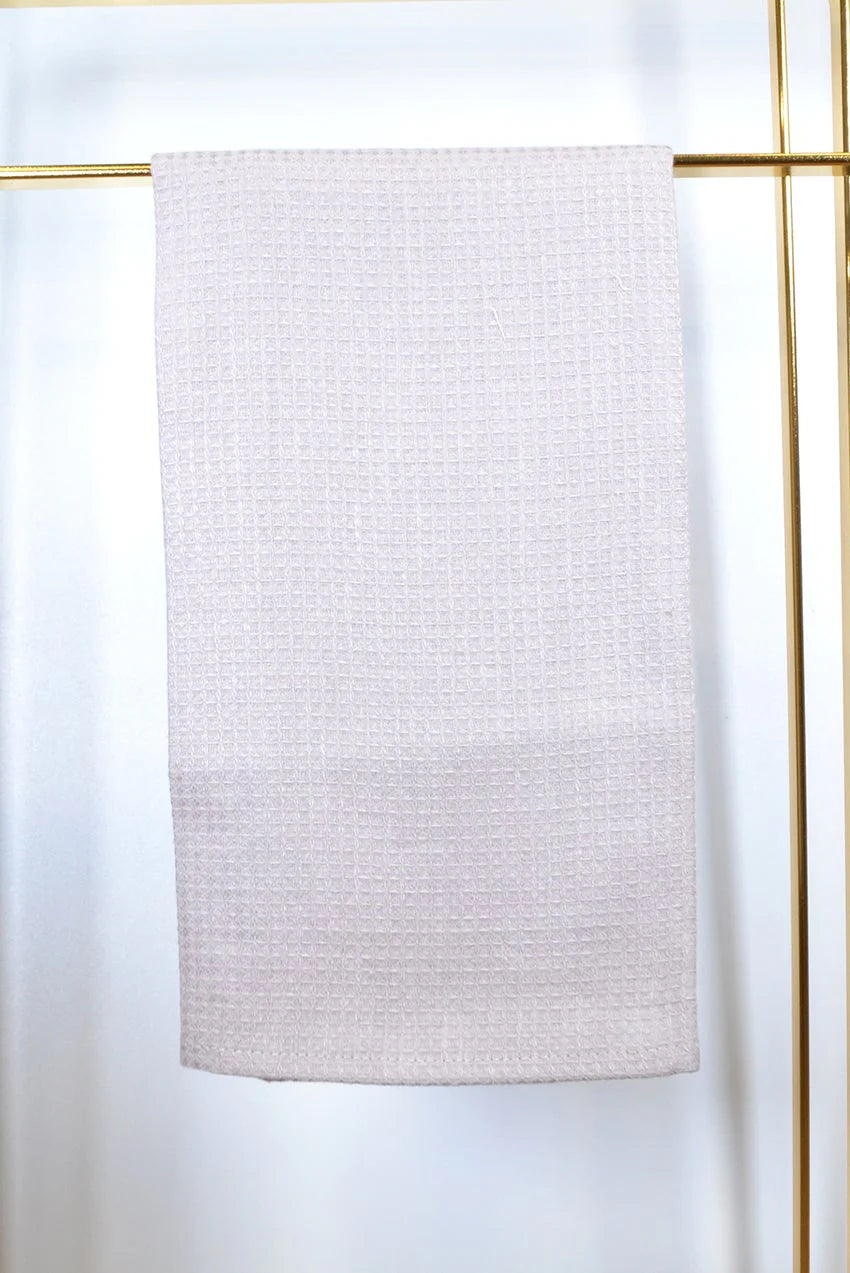 Eiffel Guest Towel Set of 6 in Natural, Dusty Pink, & Dusty Blue