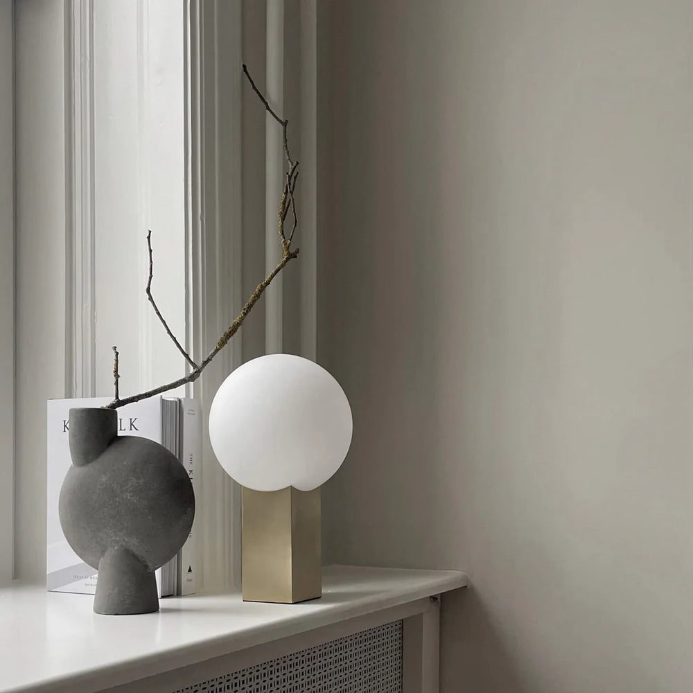 SPHERE VASE BUBL, MEDIO - DARK GREY