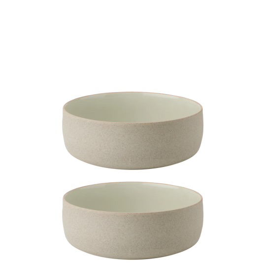 EMMA BOWL Ø 5.31 IN, 2 PCS - GREIGE